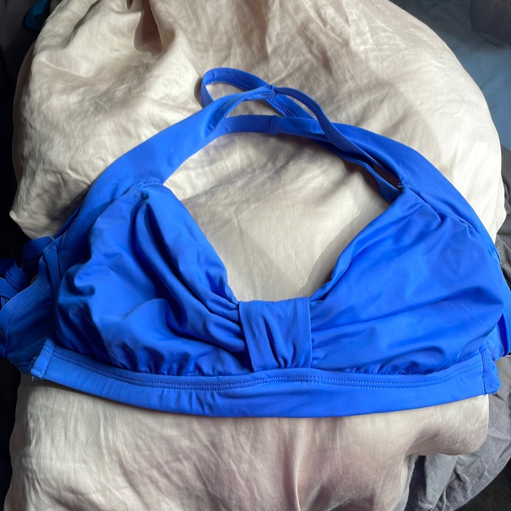 Skye DD sweetheart bikini top NWT “blueberry” 💙